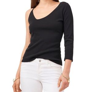 Vince Camuto Tops Vince Camuto One Sleeve Top Cotton SZ S